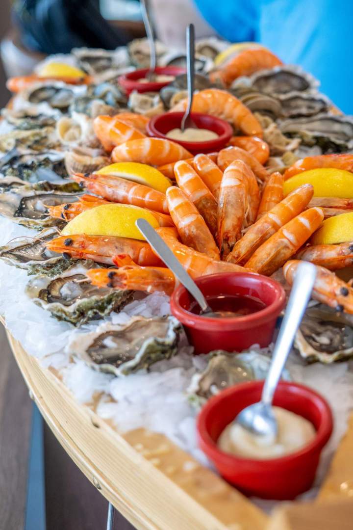 Plateau de fruits de mer frais Port-Vendres